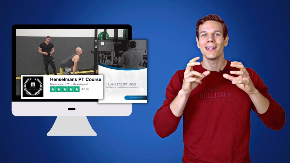 Thomas Campidell erkl&auml;rt im Einf&uuml;hrungsvideo, wie der Henselmans PT Kurs abl&auml;uft.