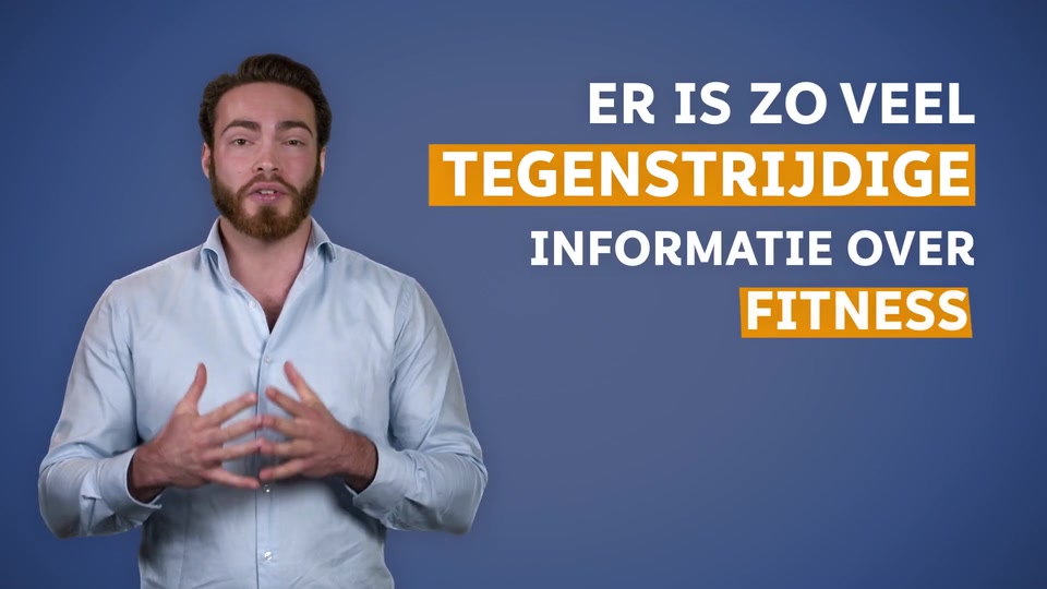 Menno Henselmans in de uitlegvideo, met de titel: er is zo veel tegenstrijdige informatie over fitness.