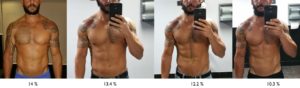 Nick 2 months 17 days body composition change