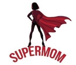 supermom makes children eat healthy