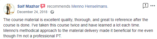 Henselmans PT course review facebook