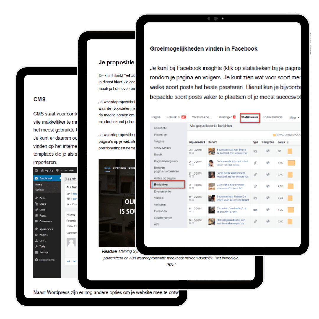 Business en marketing voor personal trainers