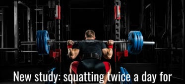 Twice daily training for greater squat ft