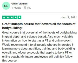 Henselmans PT Course Trustpilot review
