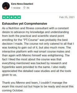 Henselmans PT Course Trustpilot review