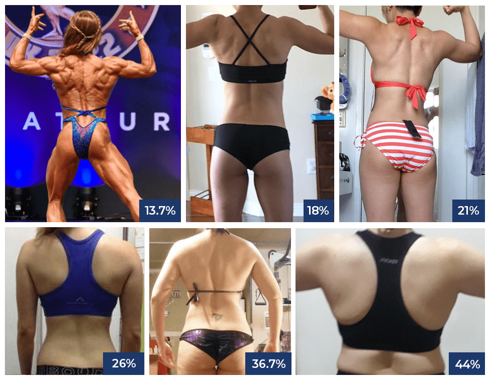 Female Body Fat Percentage Comparison [Visual Guide]